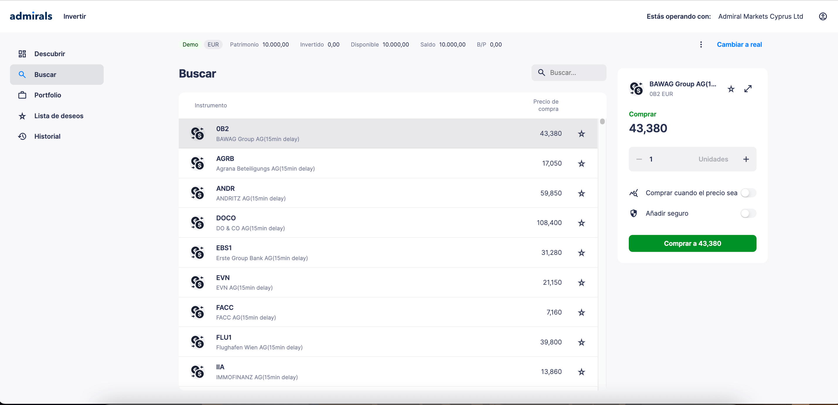 Buscar en Native Trading