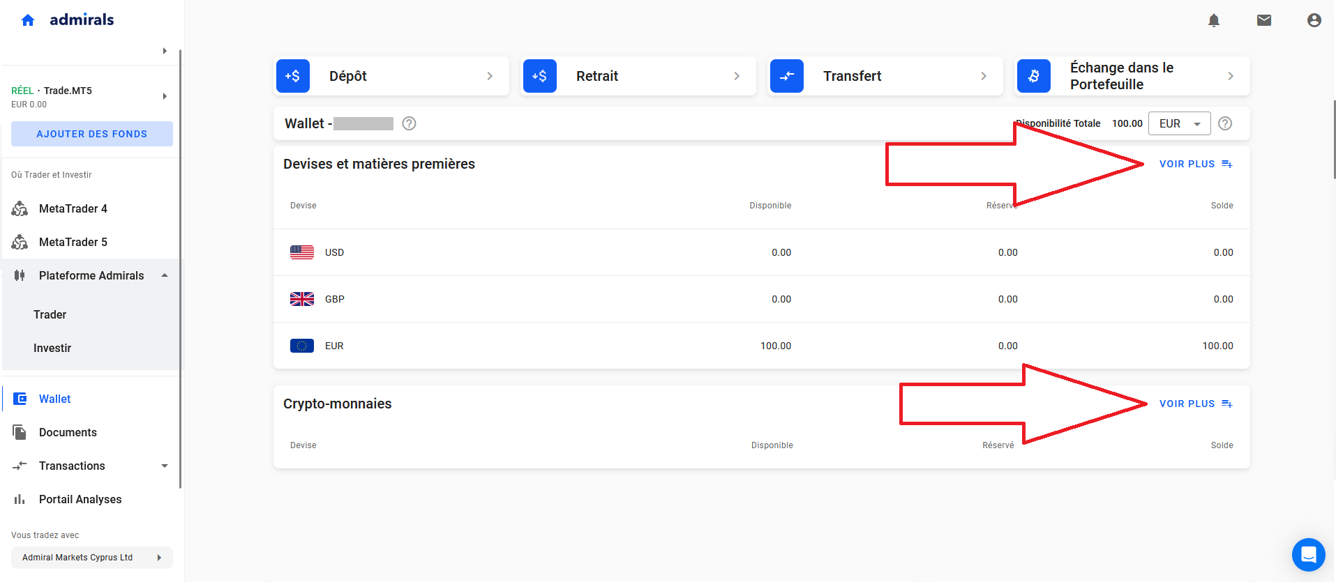 Comment Faire un Retrait de votre Compte de Trading Broker