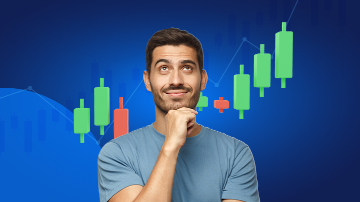 Trader die nadenkt over geld verdienen met Forex en wat een goede forex winst is