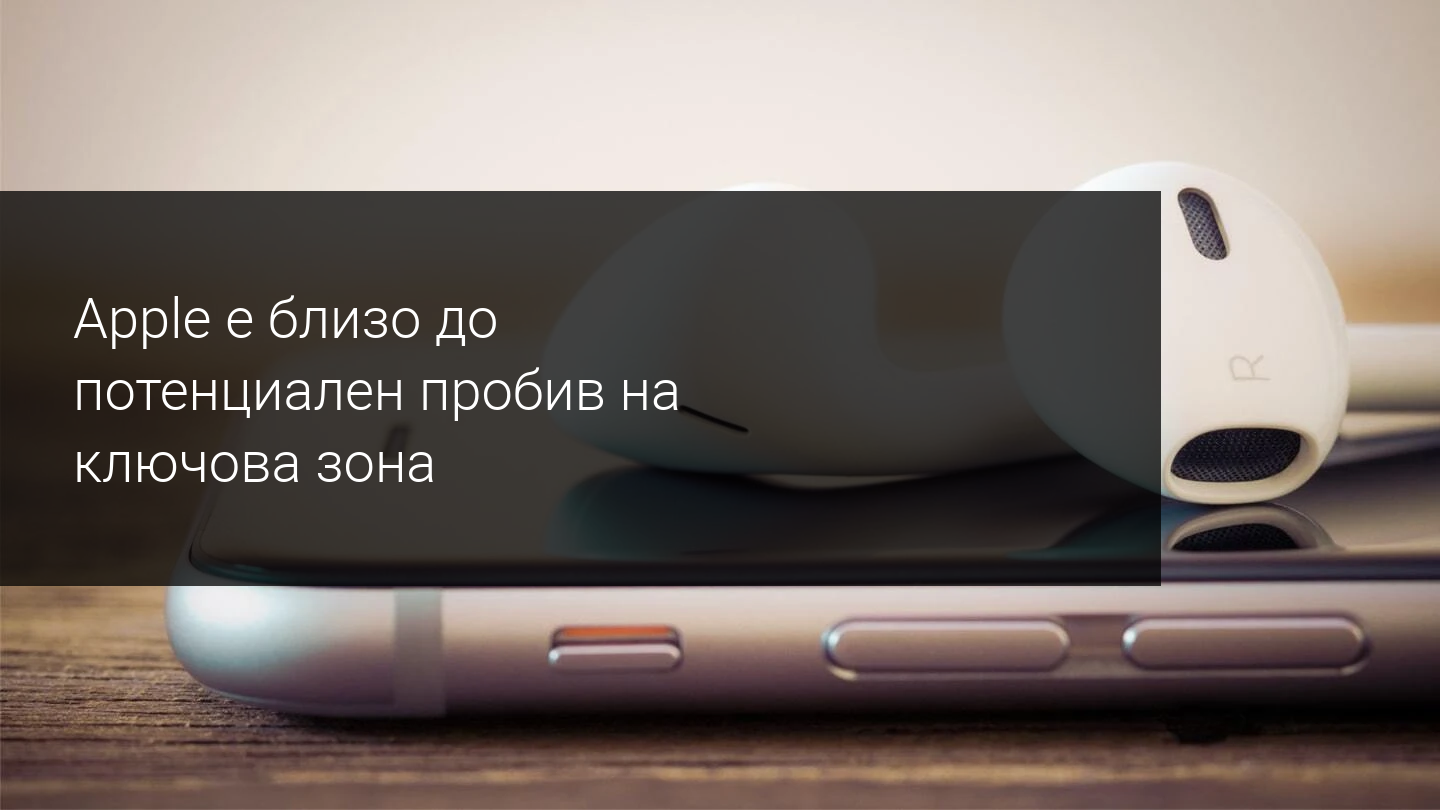 Може ли Apple да скочи с 10% при пробив на съпротива?