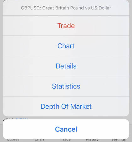 GBPUSD Options MT5 App