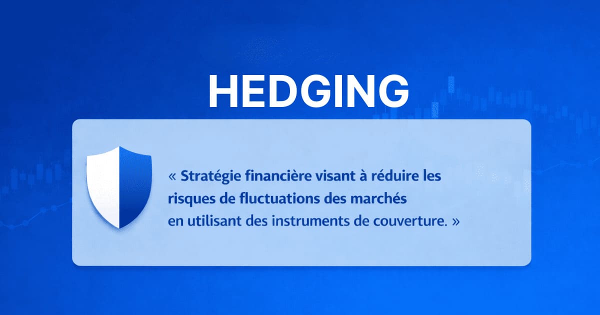 Illustration avec la définition du mot hedging