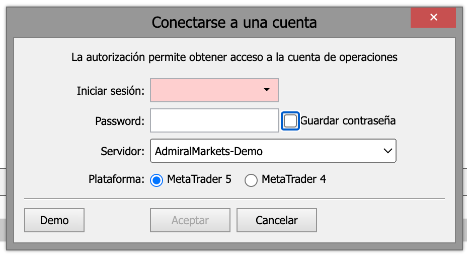 Cómo conectar tu cuenta de trading a WebTrader