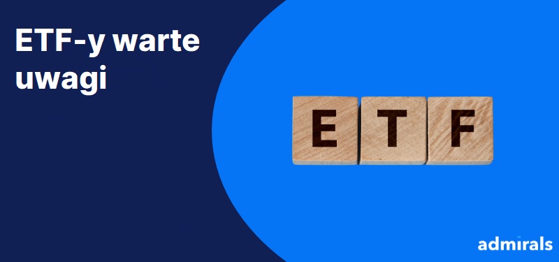 napis "ETFy warte uwagi" na niebieskim tle