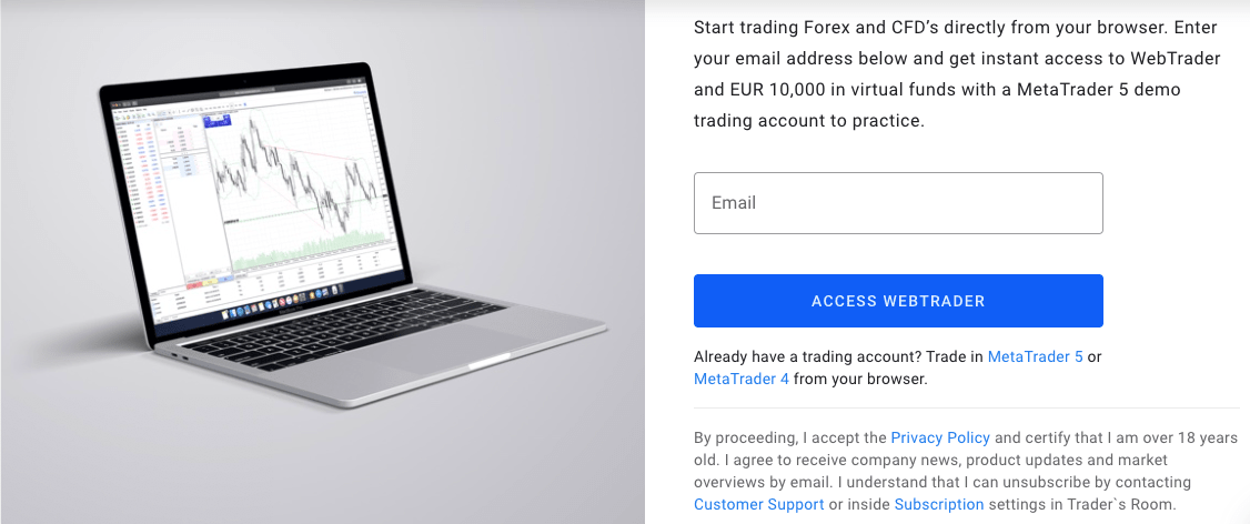 Metatrader Terminal Web - Portuguese
