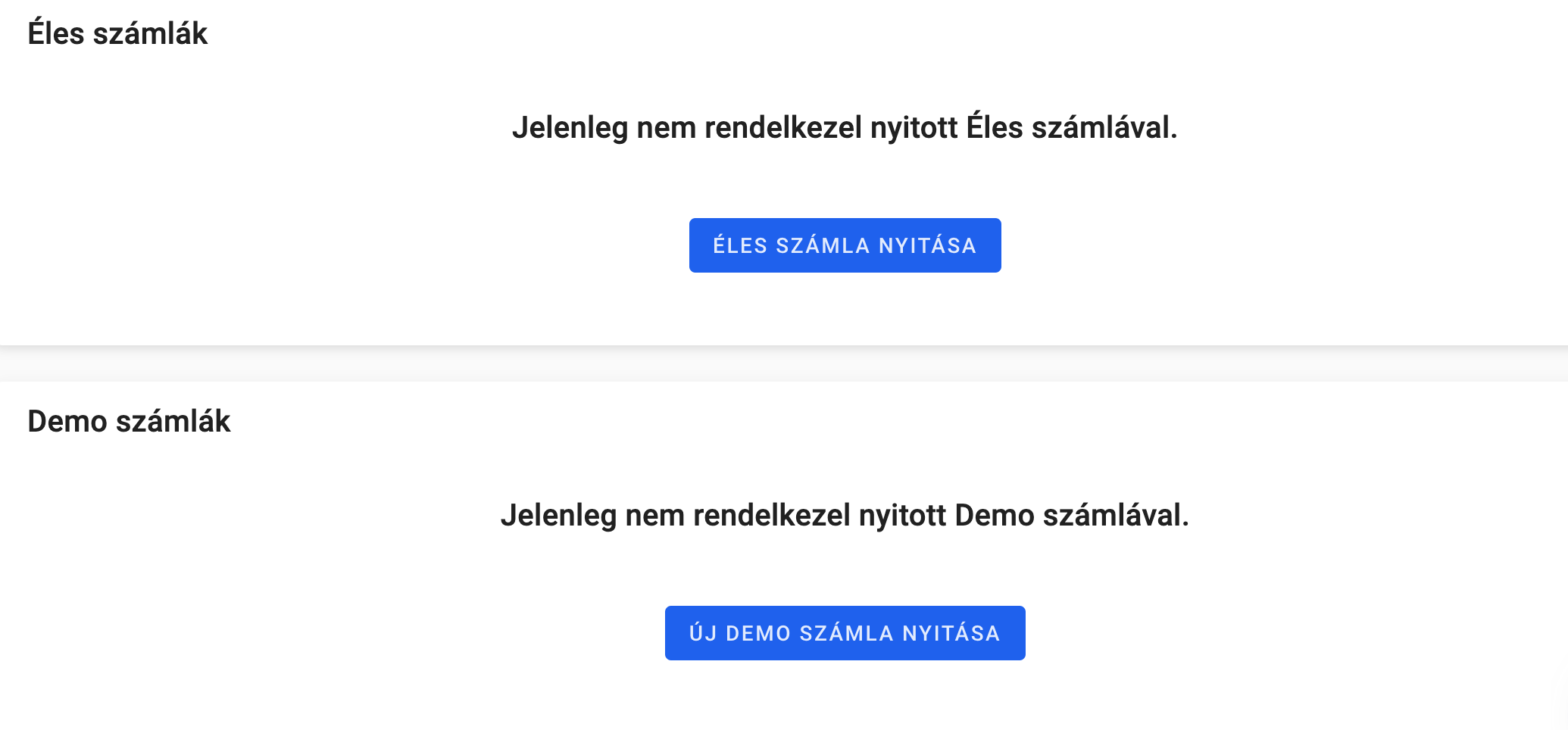 MSCI index számla választás