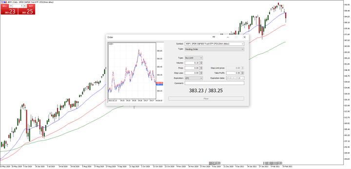 MetaTrader 5 ticket