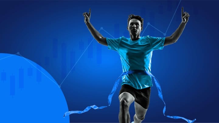 Homme sportif qui court