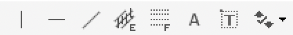 Icons for adding objects in MT4.