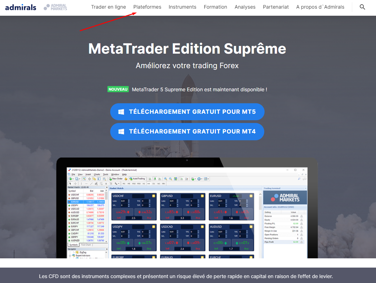 Télécharger MetaTrader Edition Supreme