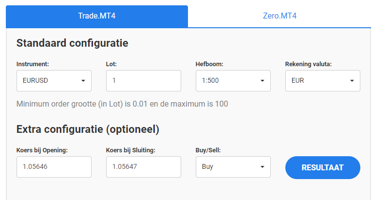 Trading Calculator