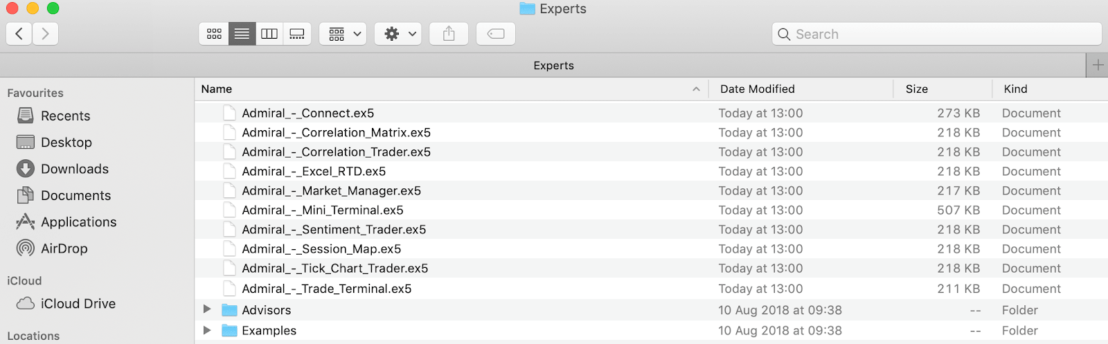 Kaip įdiegti Admiral Markets MT5 Supreme Edition Mac ekspertus patarėjus