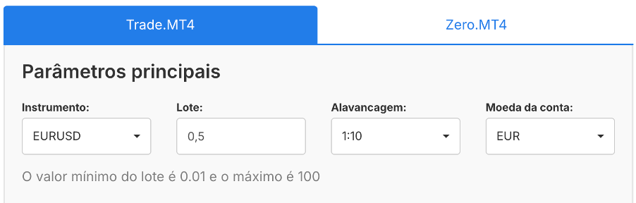Calculadora Forex Admirals