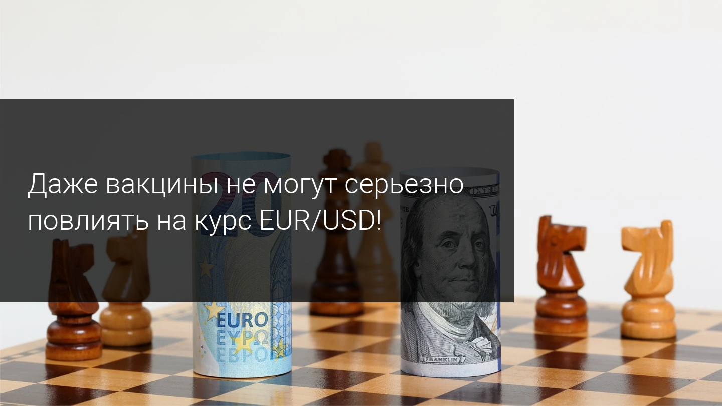 Даже вакцины не могут серьезно повлиять на курс EUR/USD!