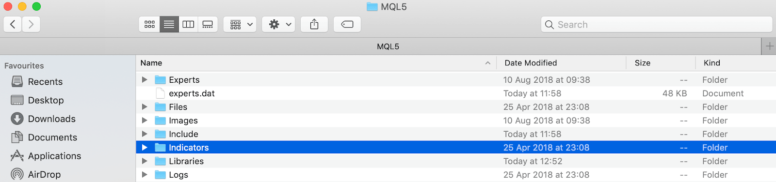 Kaip įdiegti MT5 Supreme Edition indikatorius Mac OS X