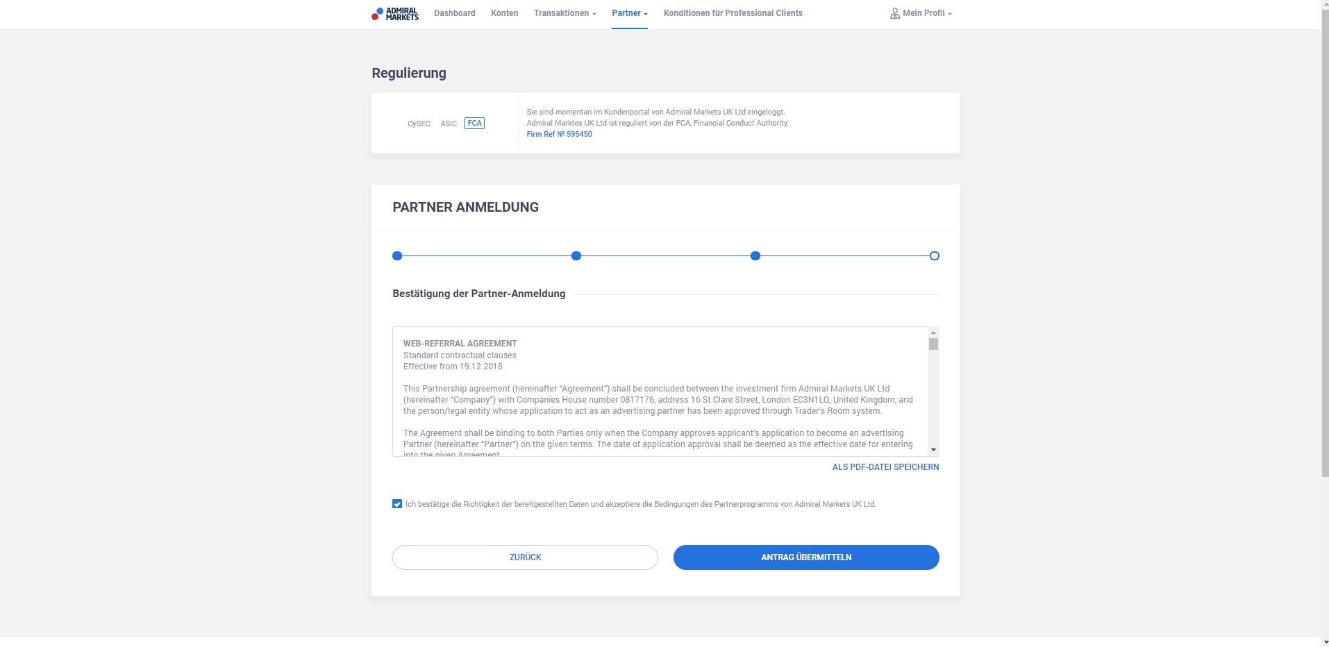 Forex Affiliate Marketing IB Partnerschaftsvereinbarung