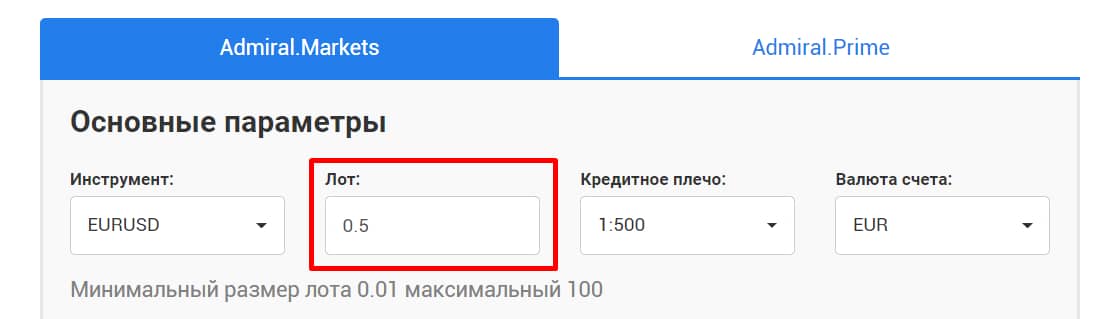 Как рассчитать лот Форекс
