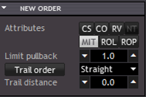 Limit Pullback Order mit dem StereoTrader