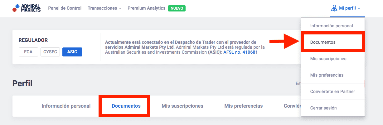 documentos abrir cuenta real trading