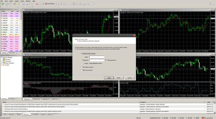 iniciar sesion metatrader 4 linux