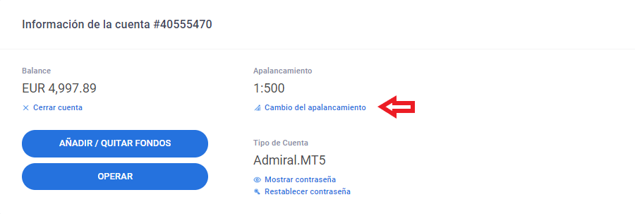 Apalancamiento cuenta forex