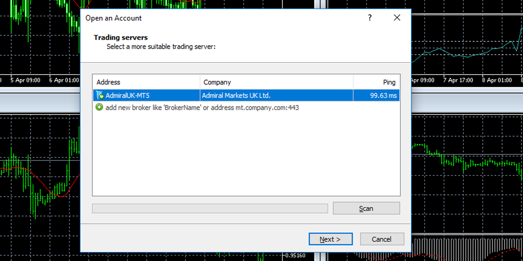 metatrader 5 konto avamine