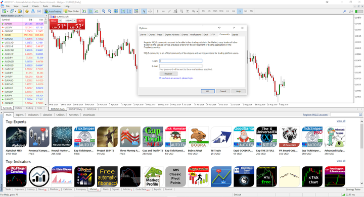 MQL5 market