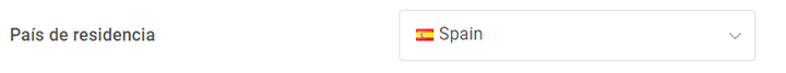cuenta de trading - país
