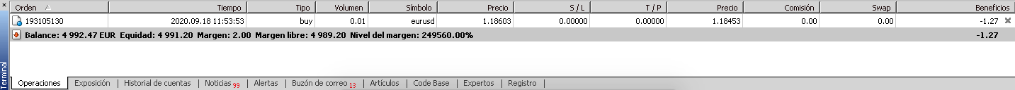 como ver operaciones metatrader 4