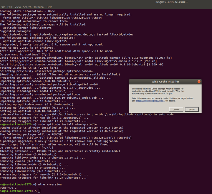 MetaTrader Linux Wine