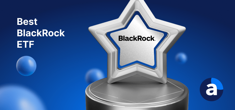 sinisel taustal täht tekstiga blackrock