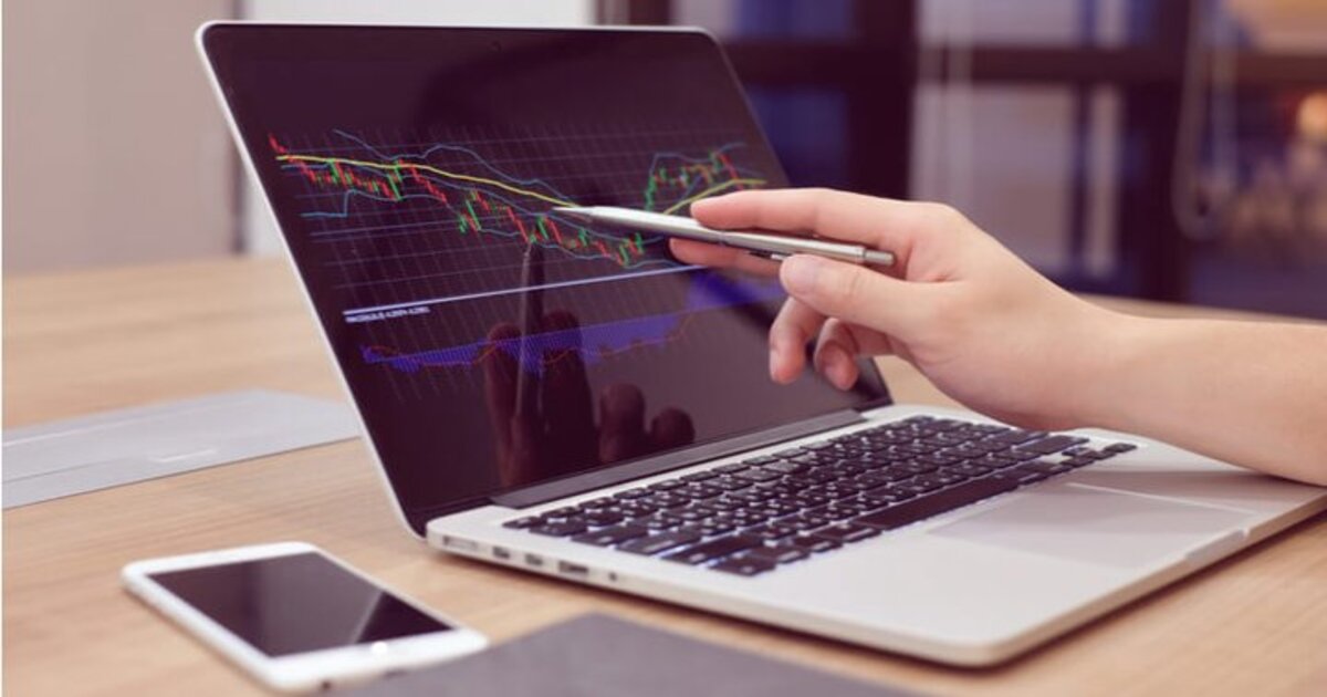 Analyse eines Kurscharts im kostenlosen Trading Simulator zur Auswertung von Handelsstrategien
