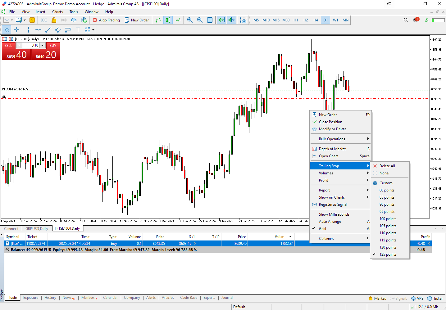 Trailing Stop Loss Orders in the UK - A Comprehensive Guide