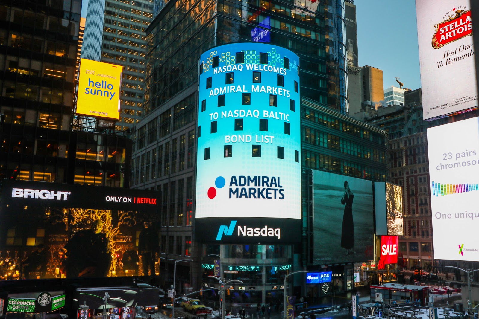 Nasdaq Baltic võlakirjaturul võimalik kaubelda Admiral Markets AS-i võlakirjadega